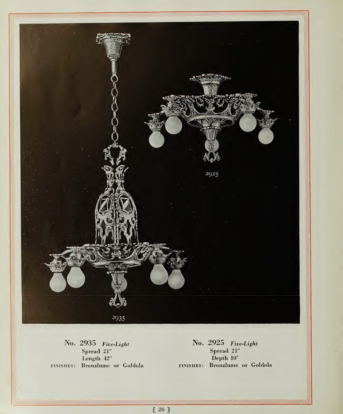 A compact ceiling fixture and several candle-form revival designs.